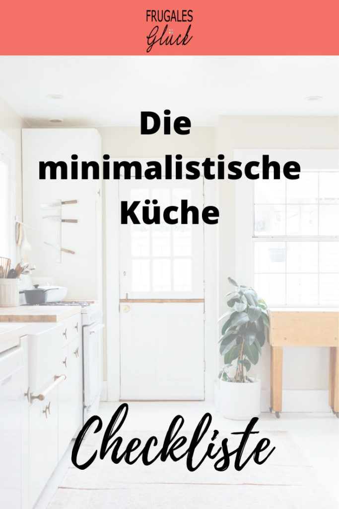 Checkliste minimalistische Küche zum Herunterladen
